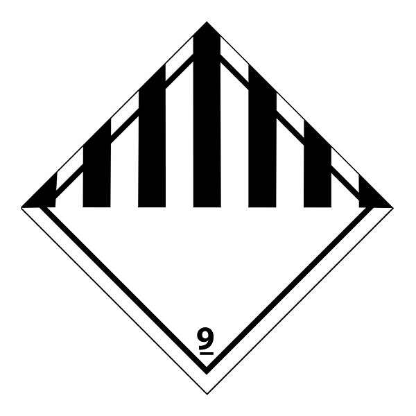 Rotolo da 1000 etichette per materie pericolose per l'ambiente - 6