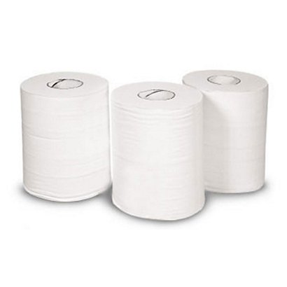 Rotolo di asciugamani di carta per dispenser, 200 mm, Bianco (confezione 6  pezzi) - Bobine e Carta Asciugamani