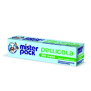 Rotolo pellicola PE Misterpack Cuki Professional, 280 mm x 300 m, Trasparente Rotolo pellicola PE Misterpack Cuki Professional, 280 mm x 300 m, Trasparente