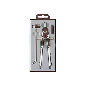 Rotring Centro Compás de arco de gran tamaño y ajuste rápido con barra de extensión para diámetros de 400 a 640 mm Rotring Centro Compás de arco de gran tamaño y ajuste rápido con barra de extensión para diámetros de 400 a 640 mm