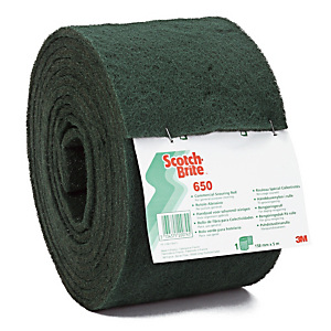 Rouleau abrasif récurage courant Scotch-Brite vert 5 m Rouleau abrasif récurage courant Scotch-Brite vert 5 m