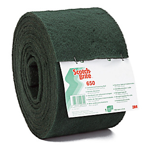 Rouleau abrasif récurage courant Scotch-Brite vert 5 m Rouleau abrasif récurage courant Scotch-Brite vert 5 m