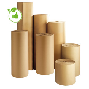 Rouleau de carton ondulé 50 m x 100 cm Qualité 450 g/m² Rouleau de carton ondulé 50 m x 100 cm Qualité 450 g/m²