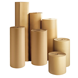 Rouleau de carton ondulé 50 m x 100 cm Qualité 450 g/m² Rouleau de carton ondulé 50 m x 100 cm Qualité 450 g/m²
