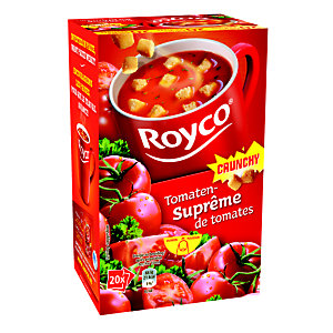 Royco Sachets de soupe Crunchy Suprême de Tomates - 20 sachets