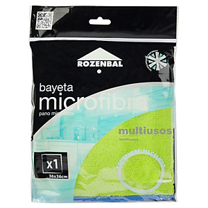 ROZENBAL Bayeta de microfibra multiusos, 36 x 36 cm, verde ROZENBAL Bayeta de microfibra multiusos, 36 x 36 cm, verde