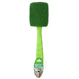 ROZENBAL Estropajo de fibra verde con salvauñas y mango ergonómico, 26 cm ROZENBAL Estropajo de fibra verde con salvauñas y mango ergonómico, 26 cm
