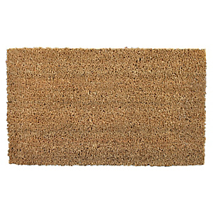 ROZENBAL Felpudo de coco liso, 60 x 33 cm ROZENBAL Felpudo de coco liso, 60 x 33 cm