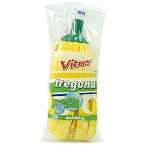ROZENBAL Fregona en tiras, amarilla ROZENBAL Fregona en tiras, amarilla