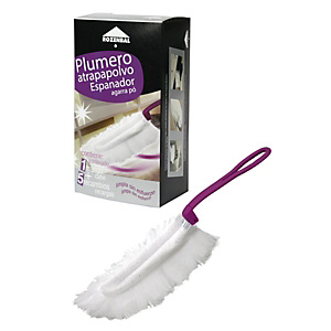 ROZENBAL Plumero atrapapolvo con 5 recambios ROZENBAL Plumero atrapapolvo con 5 recambios