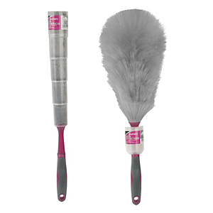 ROZENBAL Plumero ergonómico con protector, 46 cm ROZENBAL Plumero ergonómico con protector, 46 cm
