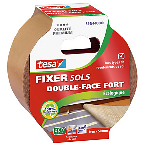 Ruban adhésif double-face Tesa Fixer sols Ecologique, 50 mm x 10 m Ruban adhésif double-face Tesa Fixer sols Ecologique, 50 mm x 10 m