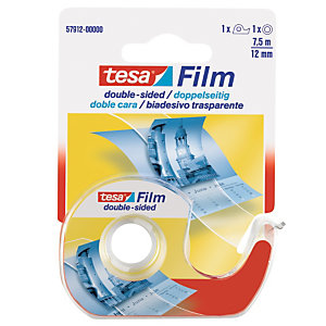 Ruban adhésif double-face avec dévidoir Tesa Film, 12 mm x 7,5 m
