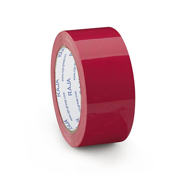 Ruban adhésif haute sécurité rouge RAJA 50 mm x 50 m - 2