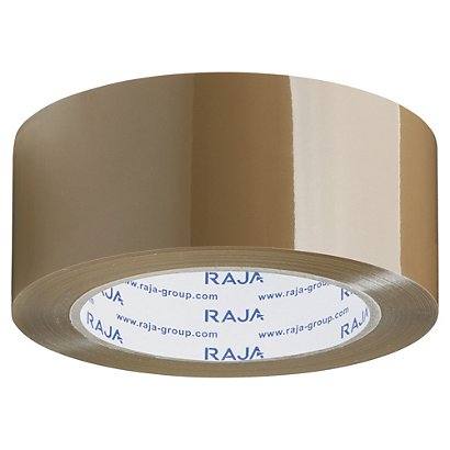 Ruban adhésif polypropylène havane RAJA Standard, 28 microns 48 mm x 100 m - 1