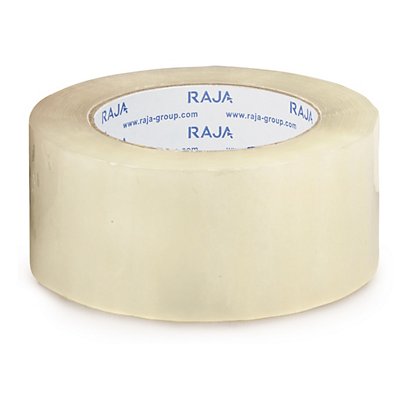 Ruban adhésif polypropylène silencieux transparent RAJA Standard, 28 microns 48 mm x 100 m - 1