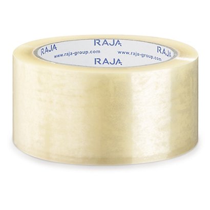 Ruban adhésif polypropylène transparent RAJA Standard, 28 microns 48 mm x 100 m - 1