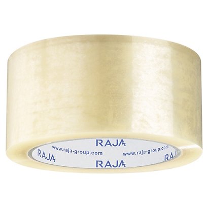 Ruban adhésif polypropylène transparent RAJA Standard, 28 microns 48 mm x 66 m - 1