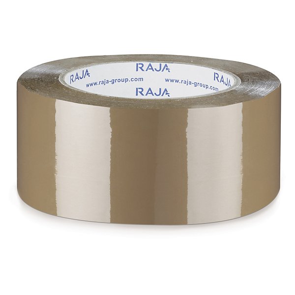 Ruban adhésif PP Résistant brun RAJA 75mmx66m - 2