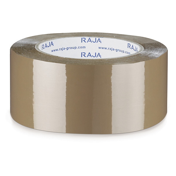Ruban adhésif PP Résistant brun RAJA 75mmx66m - 1