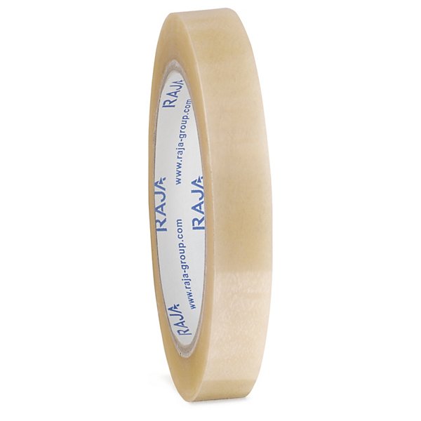 Ruban adhésif PVC blanc RAJA Résistant 32 microns 48 mm x 100 m - 8