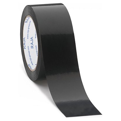 Ruban adhésif PVC noir 50 mm x 66 m - 1