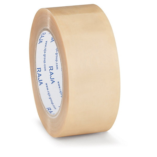 Ruban adhésif PVC transparent RAJA Ultra-résistant 58 microns 48 mm x 66 m - 1