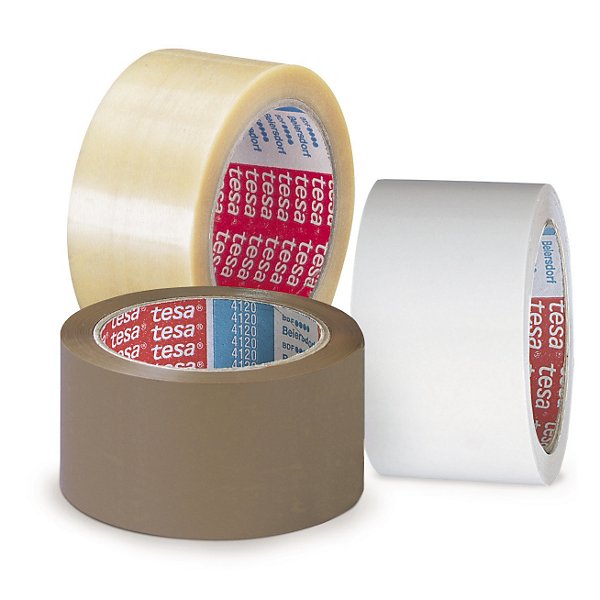 Ruban adhésif TESA 4120 PVC havane Résistant, 32 microns 50 mm x 100 m - 2