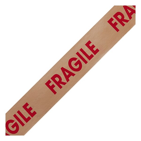Ruban adhésif pour usage palette FRAGILE - MANIER AVEC PRECAUTION RAJA 48 mm x 100 m - 2