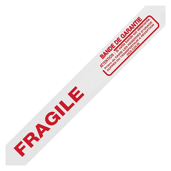 Ruban adhésif pour usage palette FRAGILE - MANIER AVEC PRECAUTION RAJA 48 mm x 100 m - 5