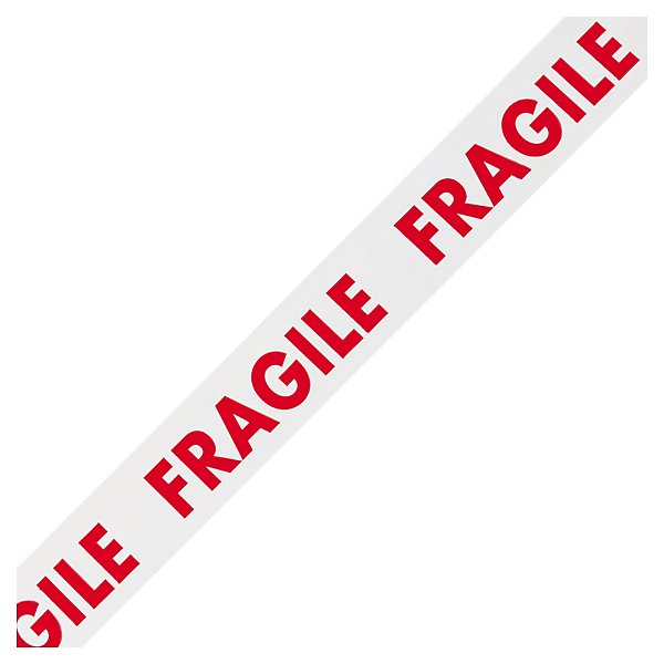 Ruban adhésif pour usage palette FRAGILE - MANIER AVEC PRECAUTION RAJA 48 mm x 100 m - 8