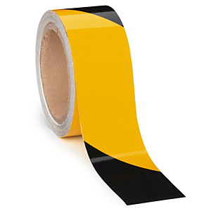 Ruban adhésif de balisage rétrofléchissant 50 mm x 10 m