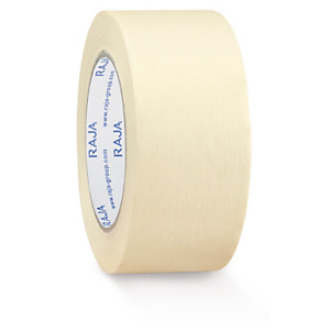 Ruban adhésif en papier kraft RAJA Standard 57 g/m? blanc 50 mm x 50 m