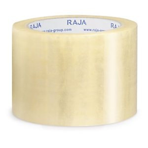 Ruban adhésif polypropylène RAJA Standard 28 microns transparent