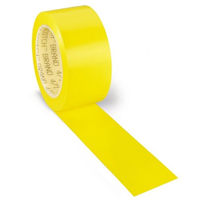 Ruban vinyle de marquage jaune 3M 50 mm x 33 m - 1