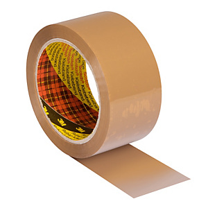 Rubans adhésifs polypro Scotch 3M 371 havane 50 mm x 66 m lot de 6 Rubans adhésifs polypro Scotch 3M 371 havane 50 mm x 66 m lot de 6