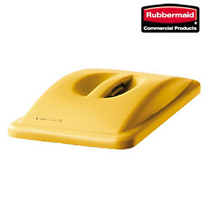 Rubbermaid Commercial Products Coperchio per bidone rifiuti Slim Jim Giallo 288 x 518 x 70 mm Rubbermaid Commercial Products Coperchio per bidone rifiuti Slim Jim Giallo 288 x 518 x 70 mm