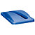 Rubbermaid Commercial Products Slim Jim Tapa para contenedor cubo de basura azul 288 x 512 x 70 mm - 1