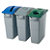 Rubbermaid Commercial Products Slim Jim Tapa para contenedor cubo de basura, verde, 288 x 518 x 70 mm - 4