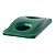 Rubbermaid Commercial Products Slim Jim Tapa para contenedor cubo de basura, verde, 288 x 518 x 70 mm - 1