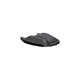 Rubbermaid Commercial Products Tapa para cubo contenedor móvil Rubbermaid negro Rubbermaid Commercial Products Tapa para cubo contenedor móvil Rubbermaid negro