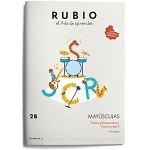 RUBIO Cuaderno A4 Mayúsculas 2B, castellano