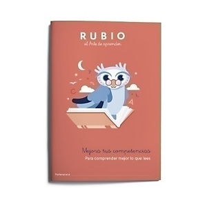 RUBIO Cuaderno A4 Mejora tus competencias para comprender mejor lo que lees, castellano
