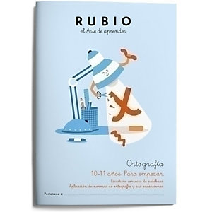 RUBIO Cuaderno A4 Ortografía 5 para empezar 10-11 años, castellano