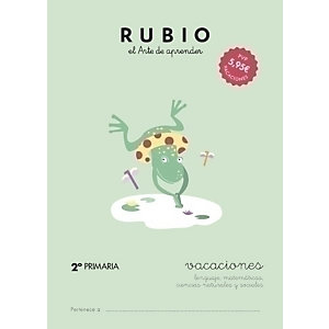 RUBIO Cuaderno A4 vacaciones 2º Primaria, castellano