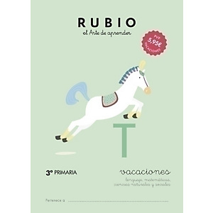 RUBIO Cuaderno A4 vacaciones 3º Primaria, castellano