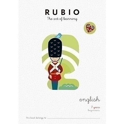RUBIO Cuaderno English Beginners, A4 7