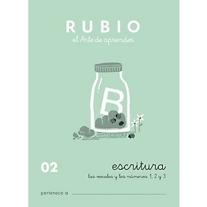 RUBIO Cuaderno Escritura, A5, Nº 02