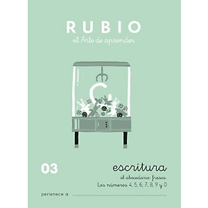 RUBIO Cuaderno Escritura, A5, Nº 03