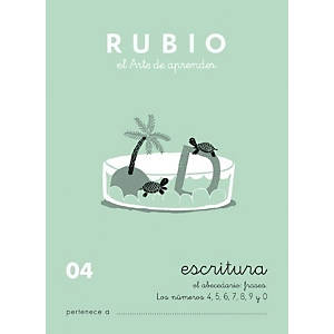 RUBIO Cuaderno Escritura, A5, Nº 04